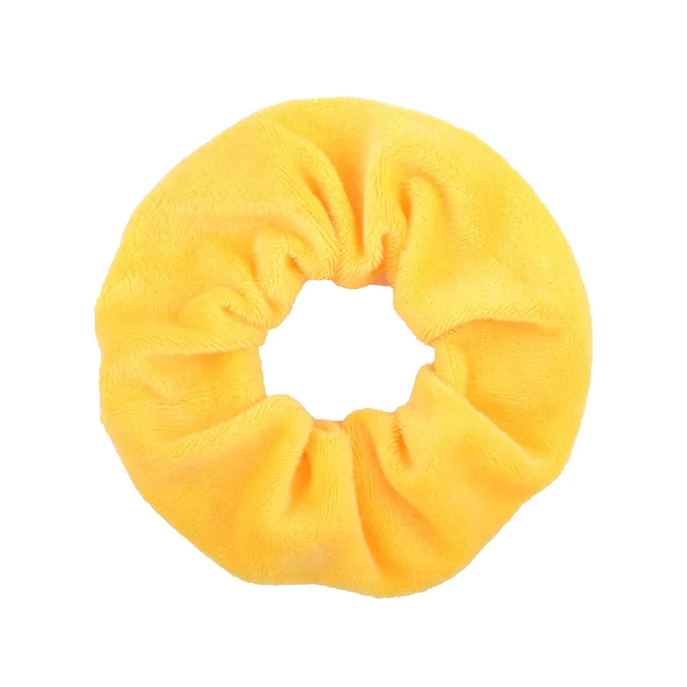 12Colors Korea Velvet Stirnband Samt Hair Scrunchie Elastic Hair Bands Solid Color Headwear Ponytail Holder Hair Accessories