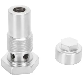 1/4" NPT Petcock Conversion Kit 1940-65 H-D Big Twins and 45”/750 cc Sidevalves - CAD Plated