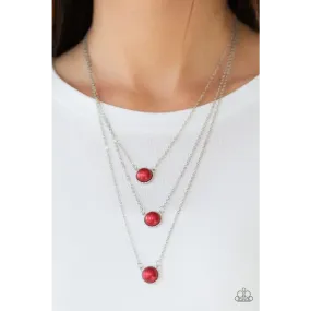 A Love For Luster - Red Necklace