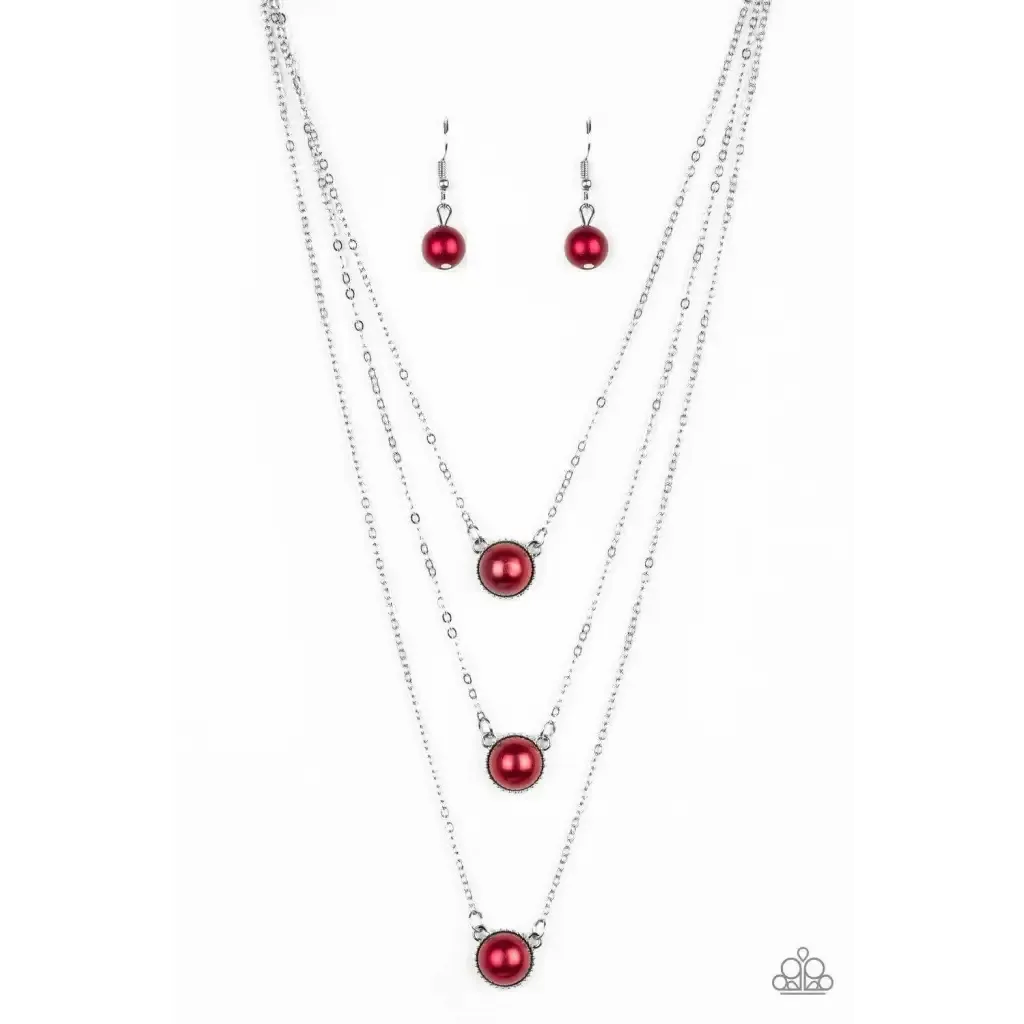 A Love For Luster - Red Necklace