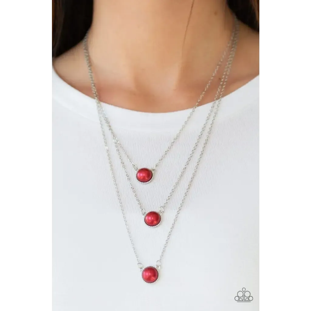 A Love For Luster - Red Necklace