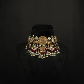 Aarza Silver Choker