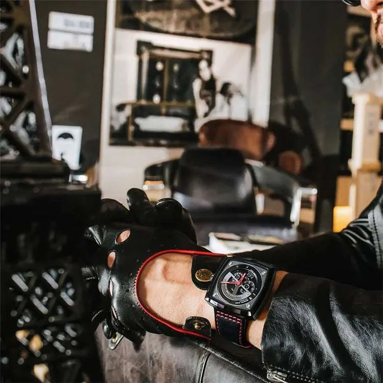 AGELOCER Heavy Metal Design Automatic Mechanical Skeleton Watch