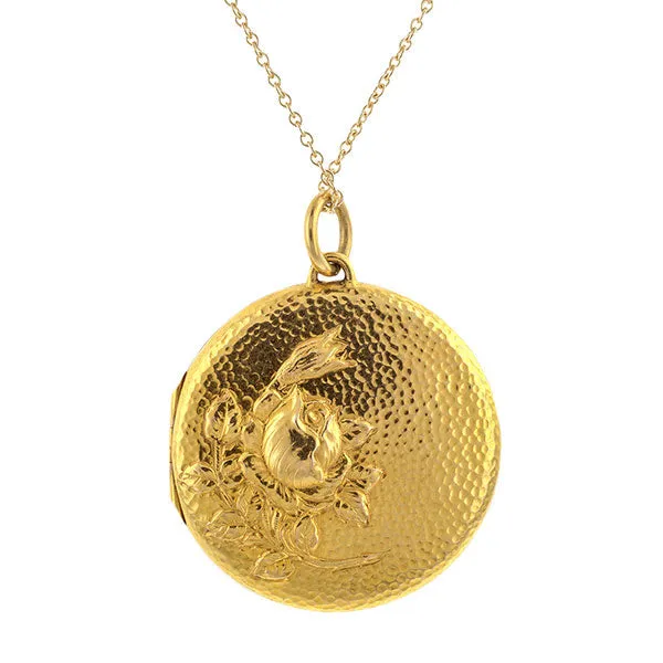 Antique Floral Locket