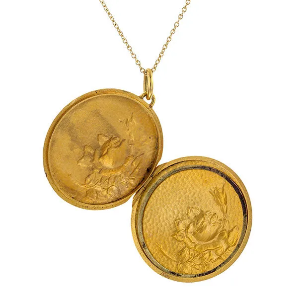Antique Floral Locket