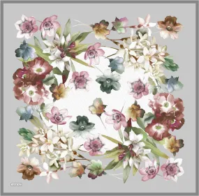 Armine Anna Dolce Floral Silk Scarf No 36