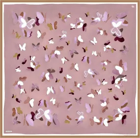 Armine Butterfly Print Silk Scarf #52