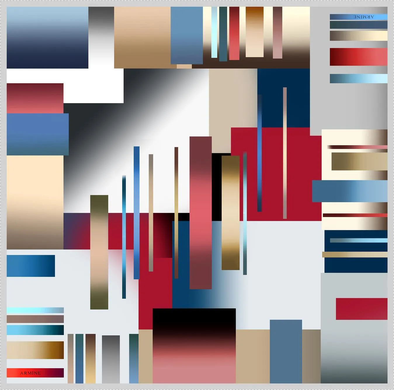 Armine Chicago Abstract Silk Tischel No. 33