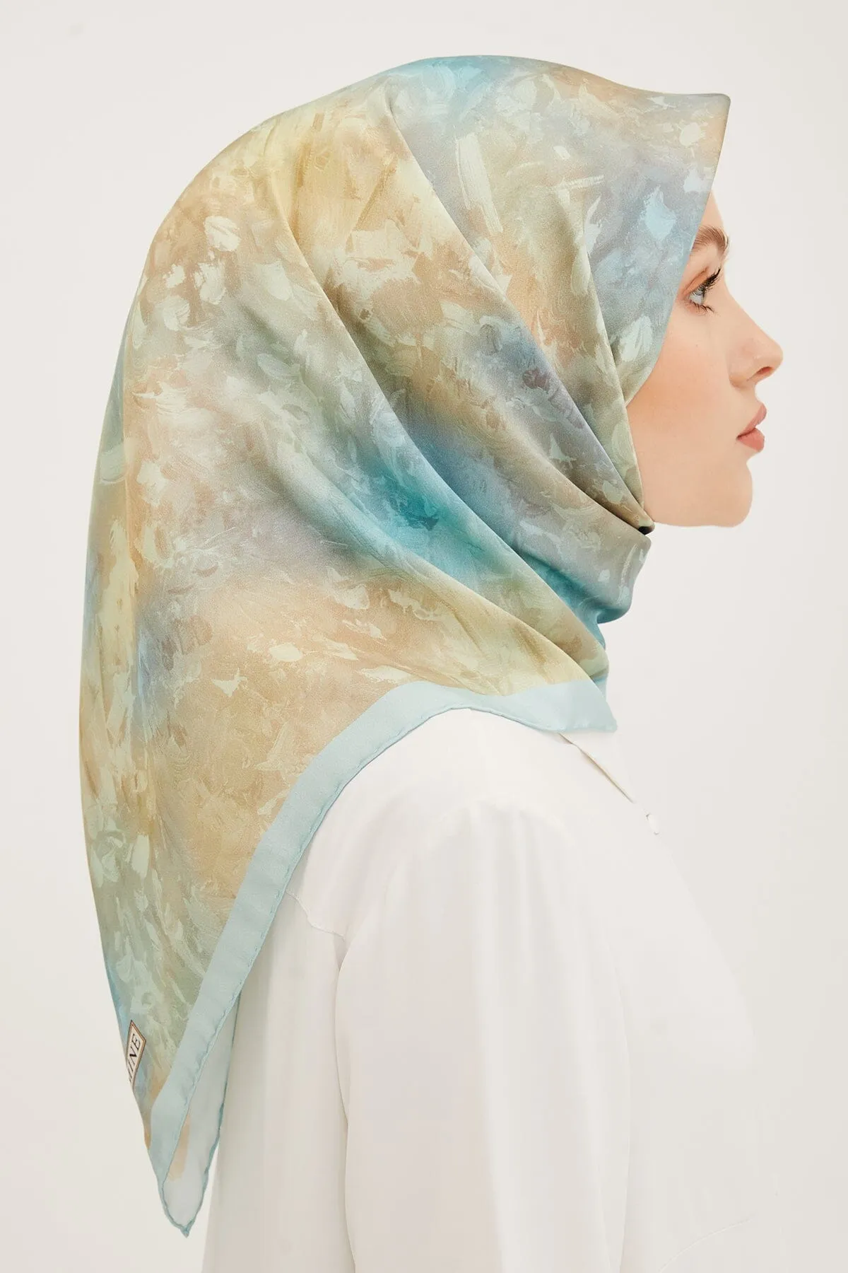 Armine Coffetti Silk Twill Scarf #34