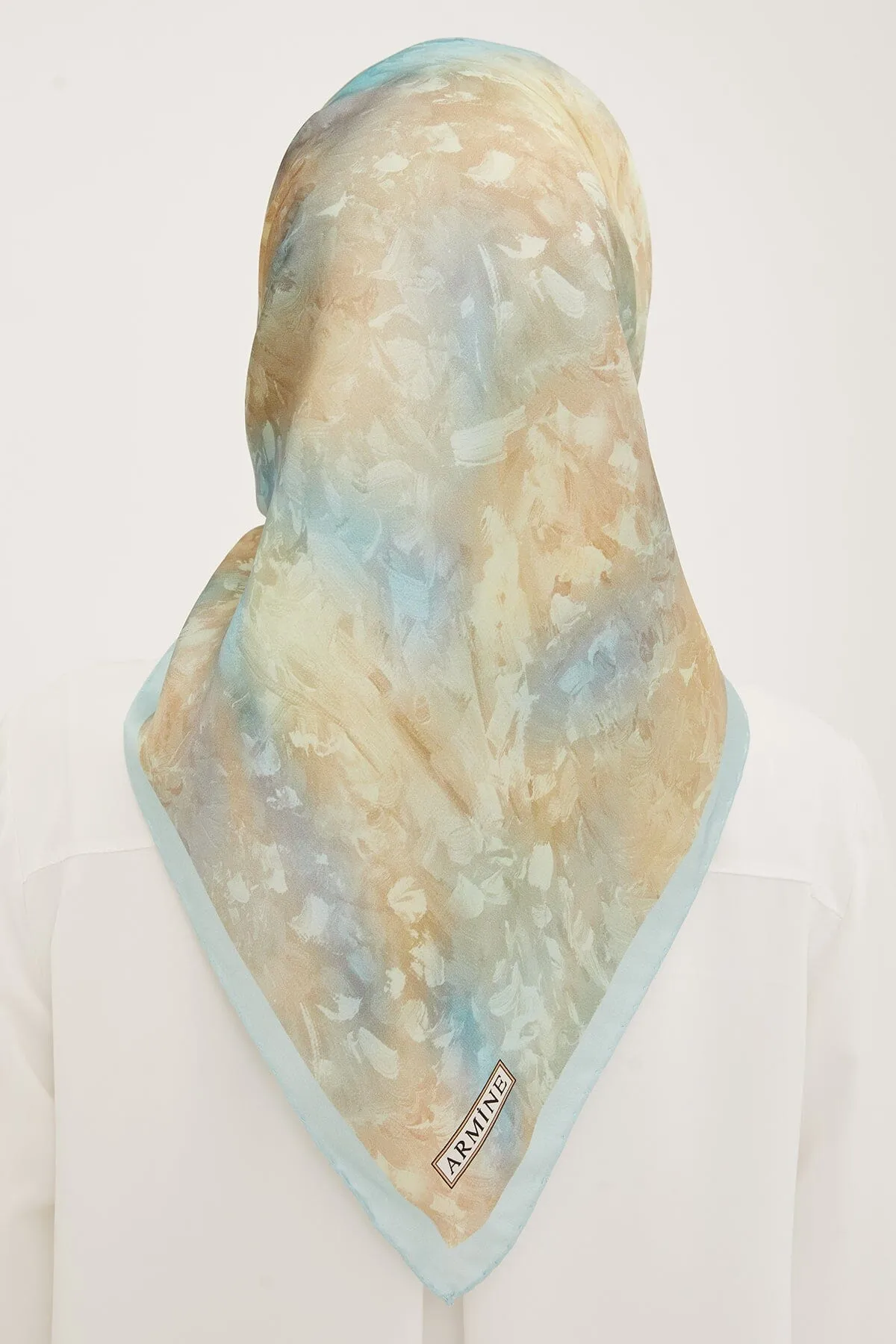 Armine Coffetti Silk Twill Scarf #34