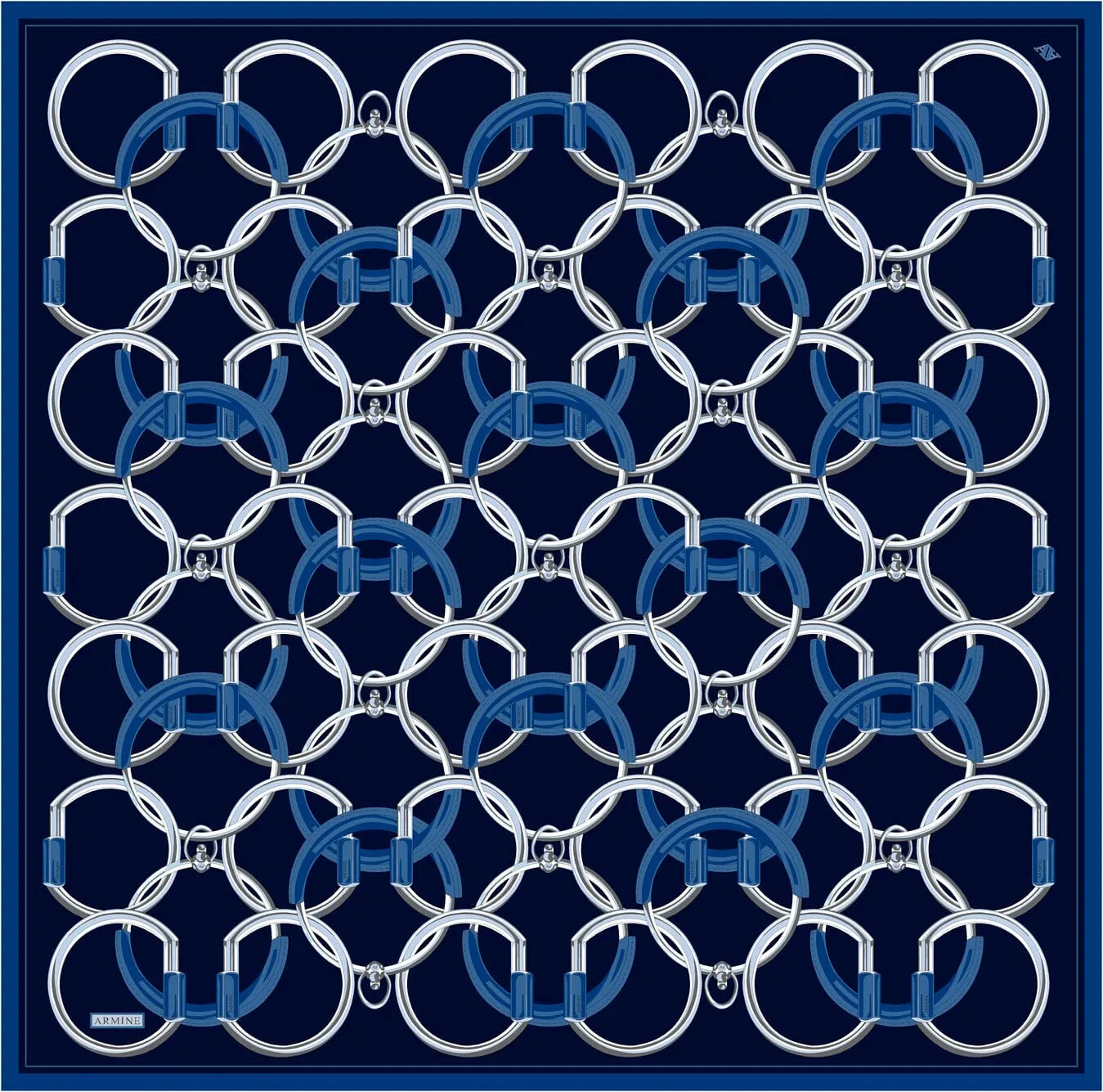 Armine Eternal Link Turkish Silk Scarf #55