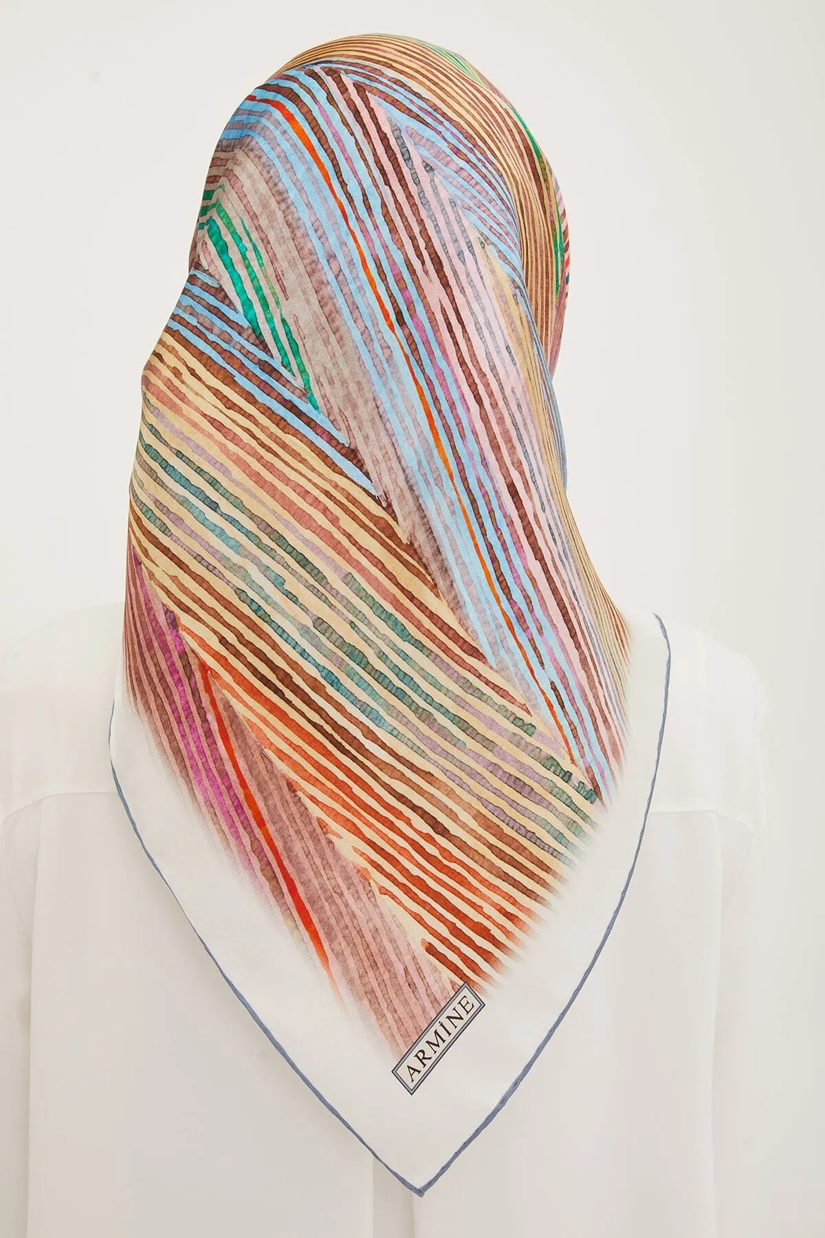 Armine Mastura Square Silk Scarf #4