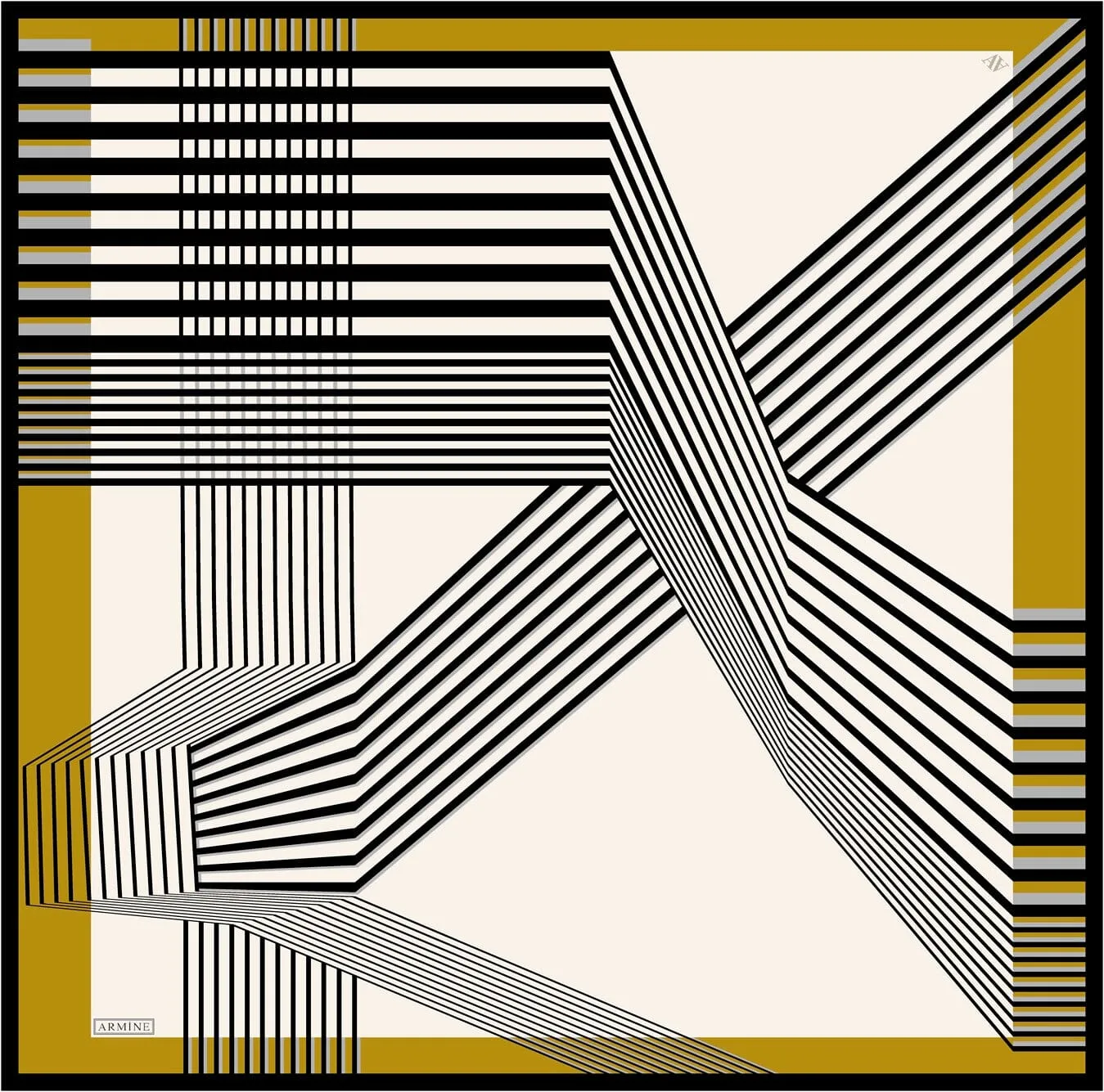Armine Metro Square Silk Scarf #32