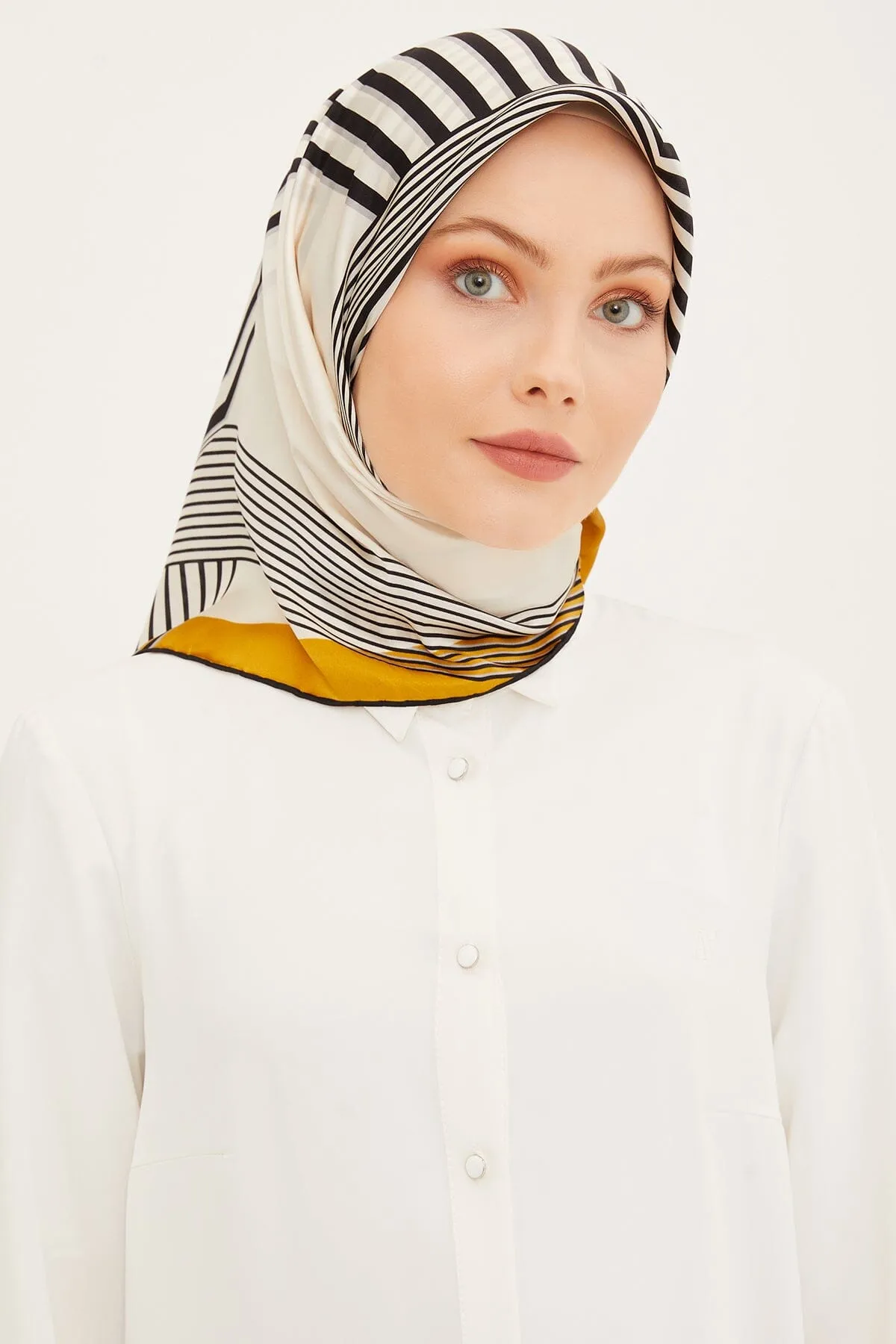 Armine Metro Square Silk Scarf #32