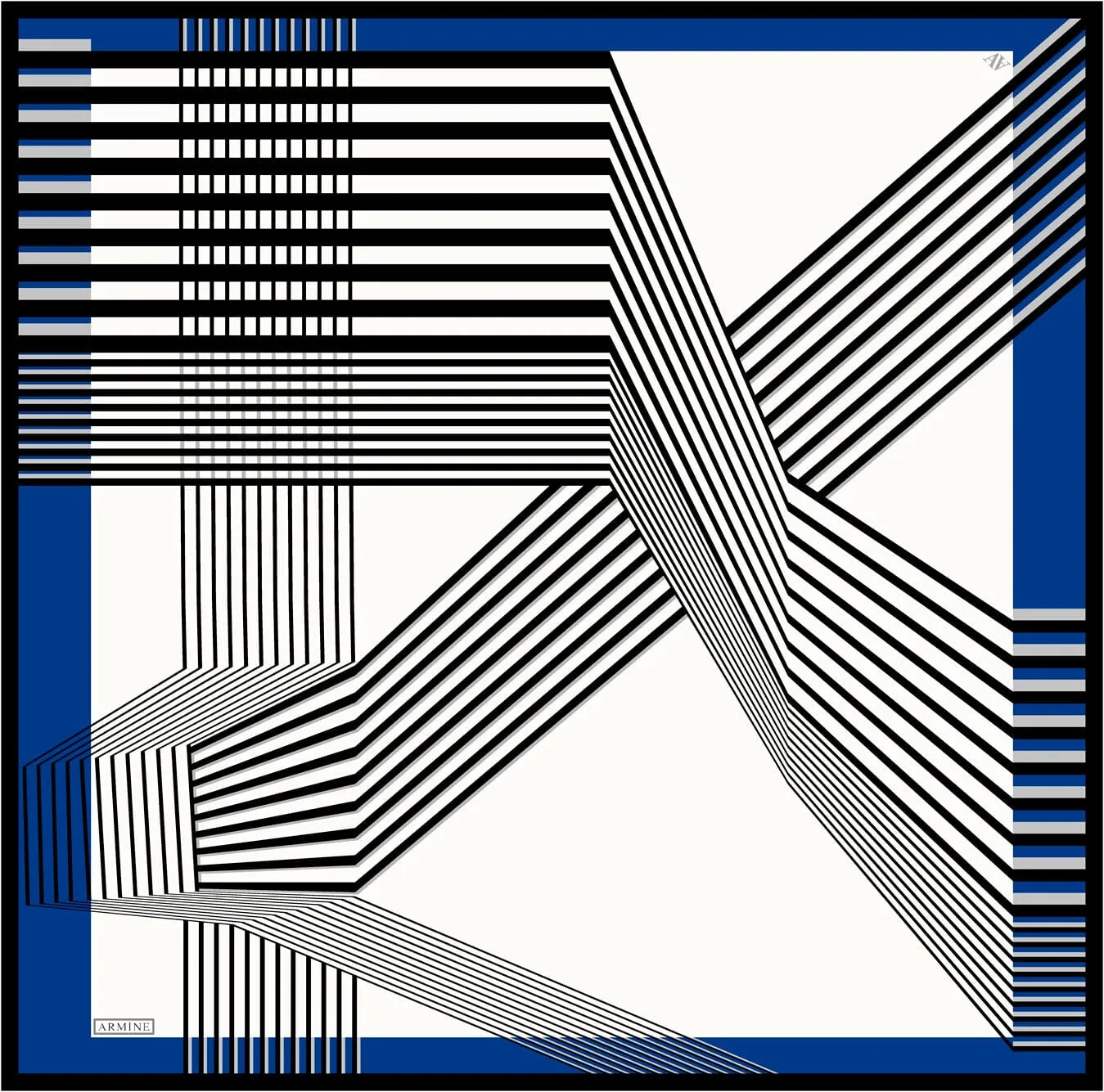 Armine Metro Square Silk Scarf #37