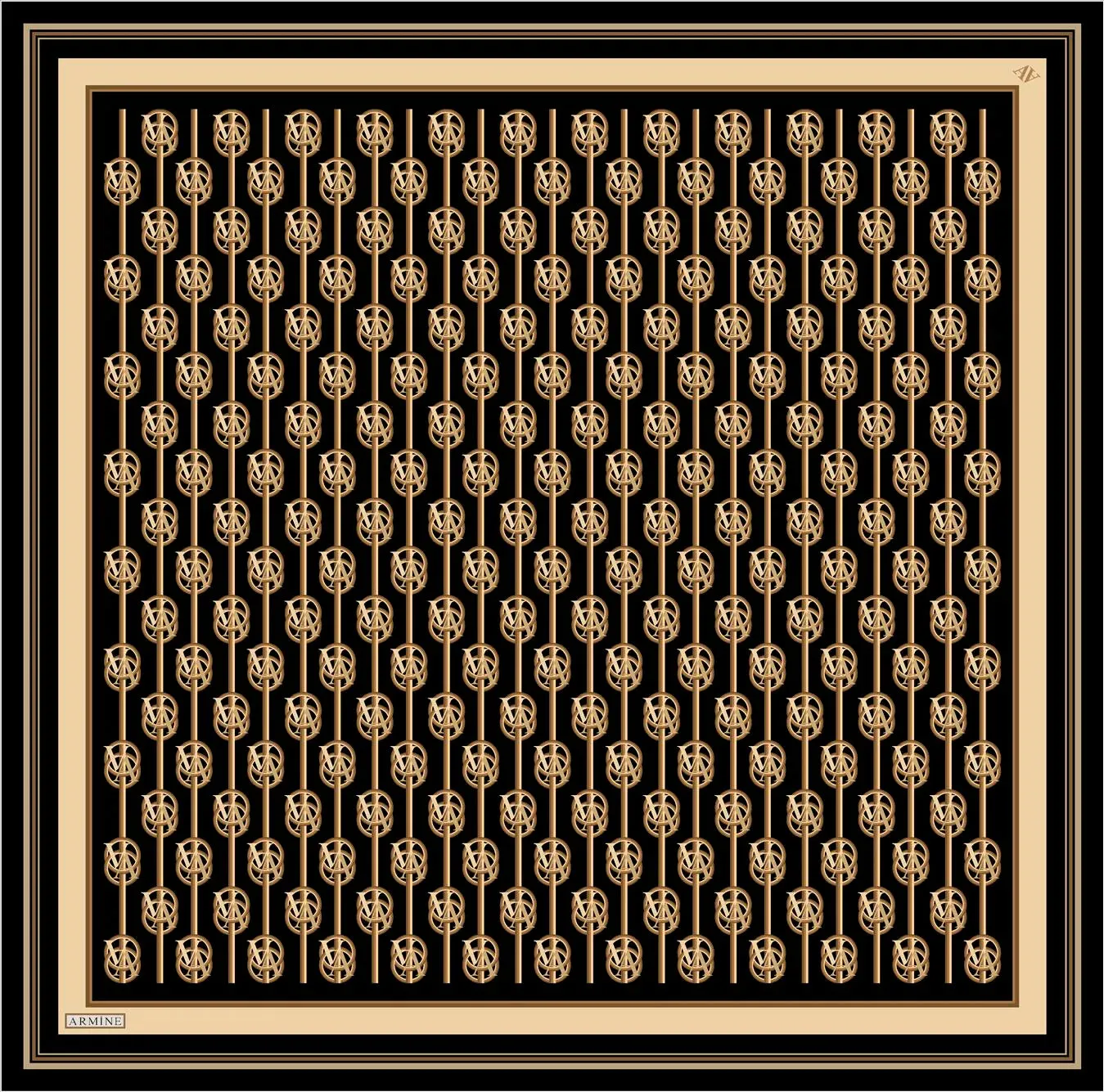 Armine Nadia Silk Twill Scarf No. 50