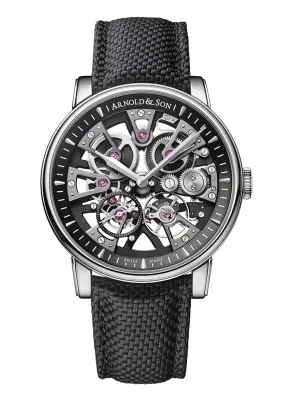 Arnold & Son Nebula 41.5 Steel Black Strap