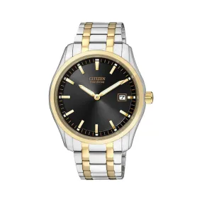 AU1044-58E - Mens Two Tone Eco-Drive Dress Watch