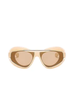 Aviator Frame Sunglasses Latte Light