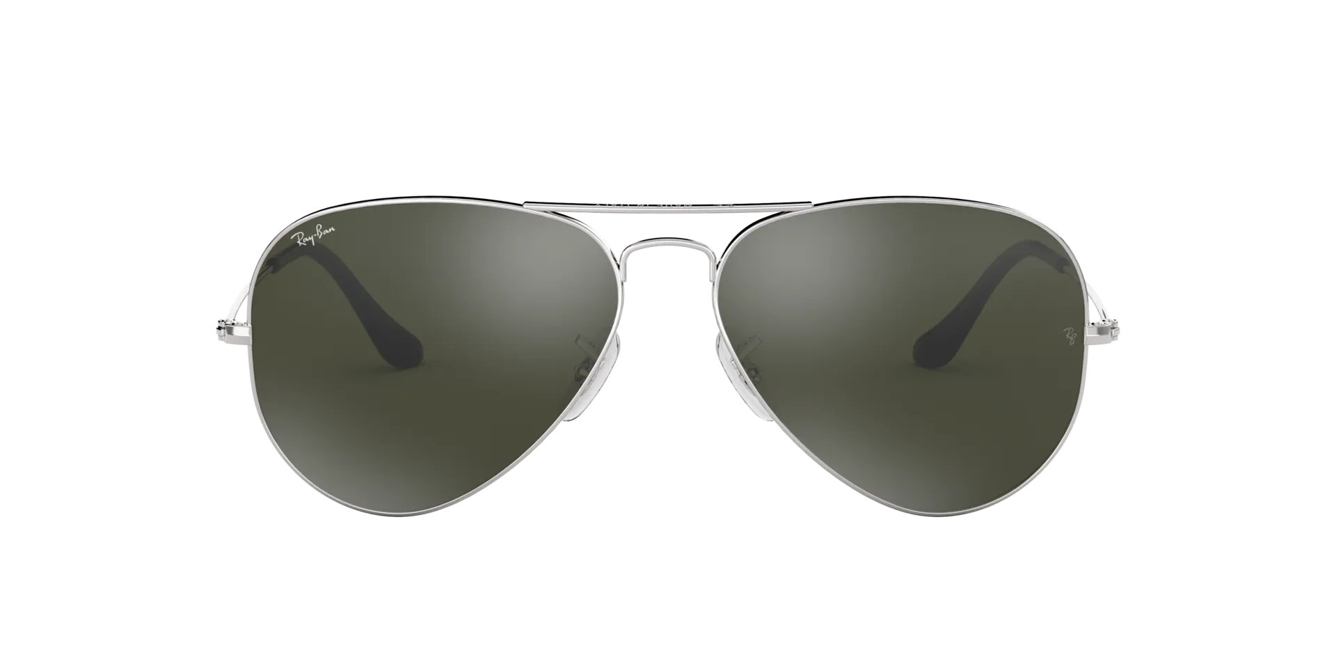 Aviator Large Metal - Silver - Grey Mirror