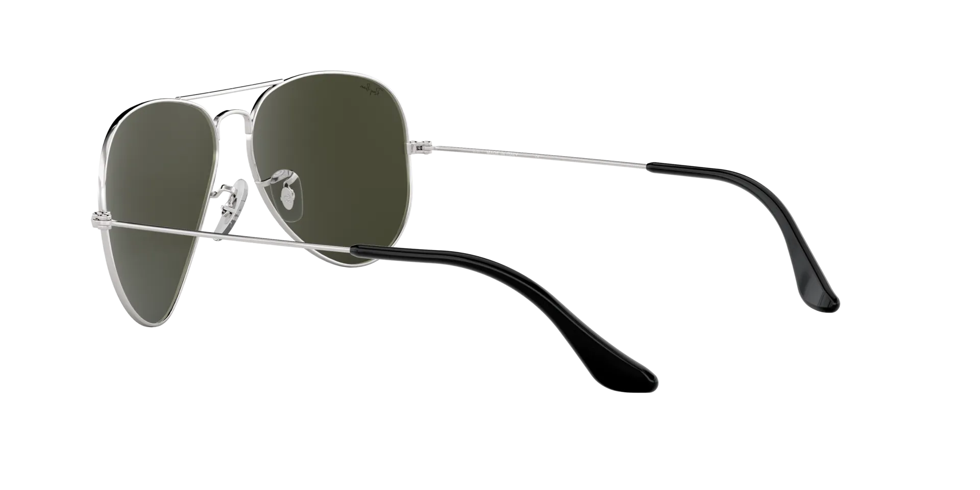 Aviator Large Metal - Silver - Grey Mirror