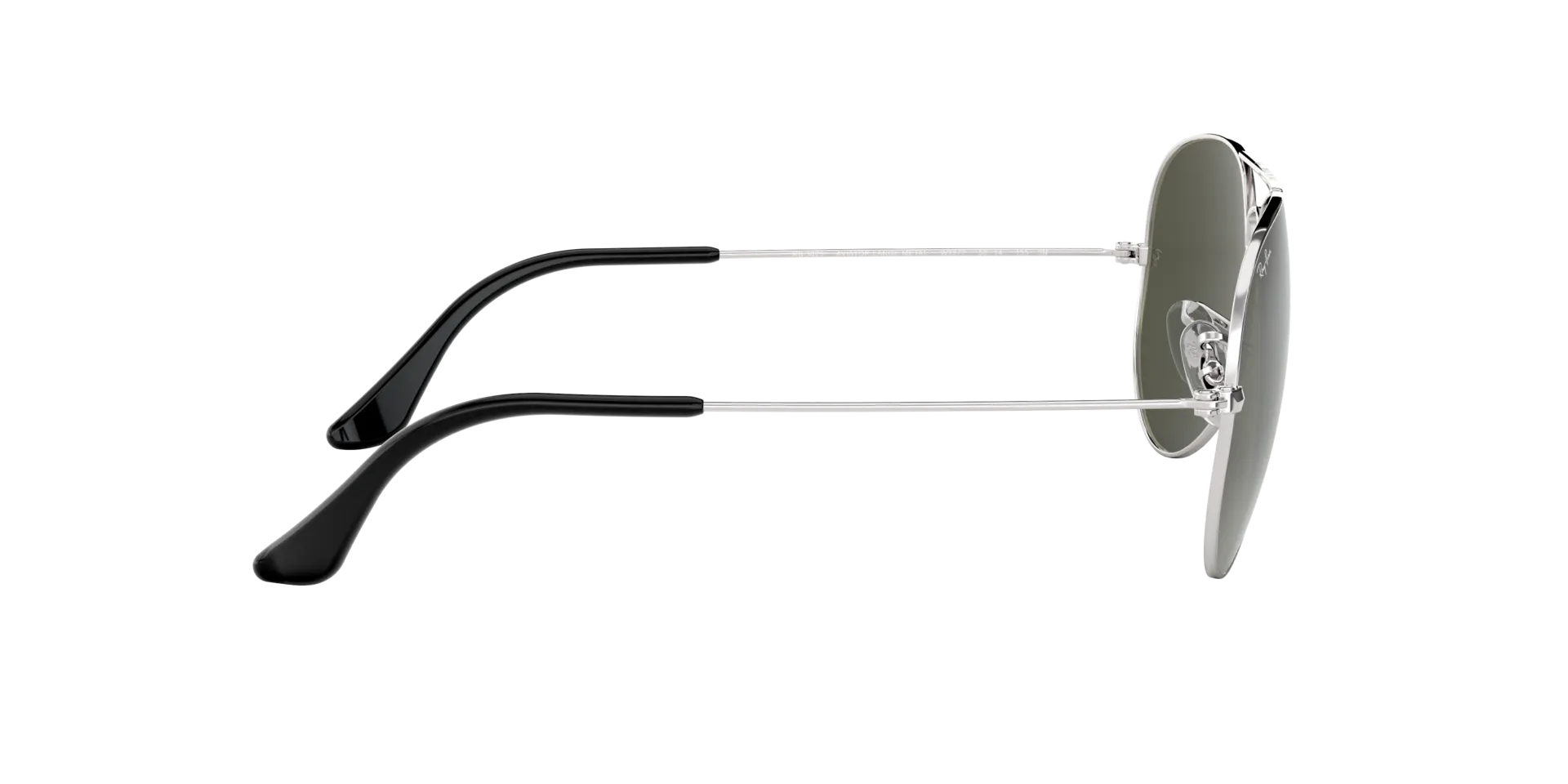 Aviator Large Metal - Silver - Grey Mirror