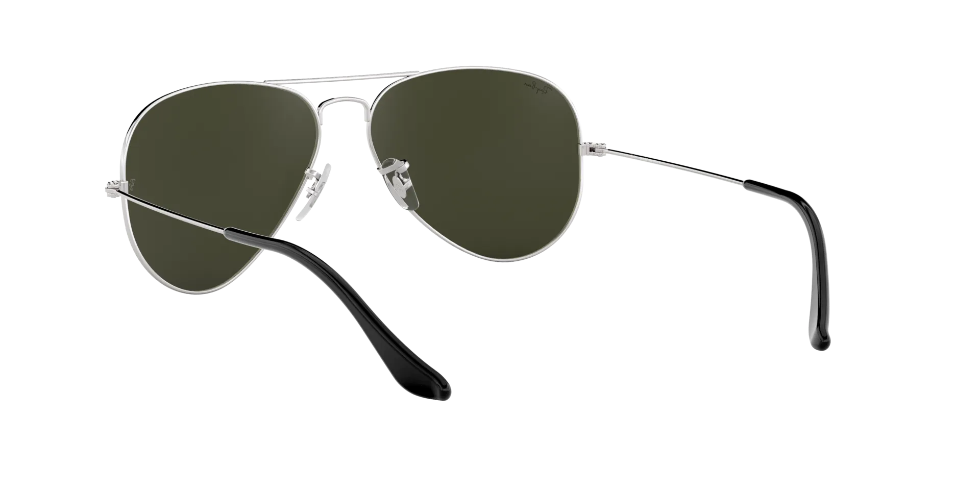 Aviator Large Metal - Silver - Grey Mirror