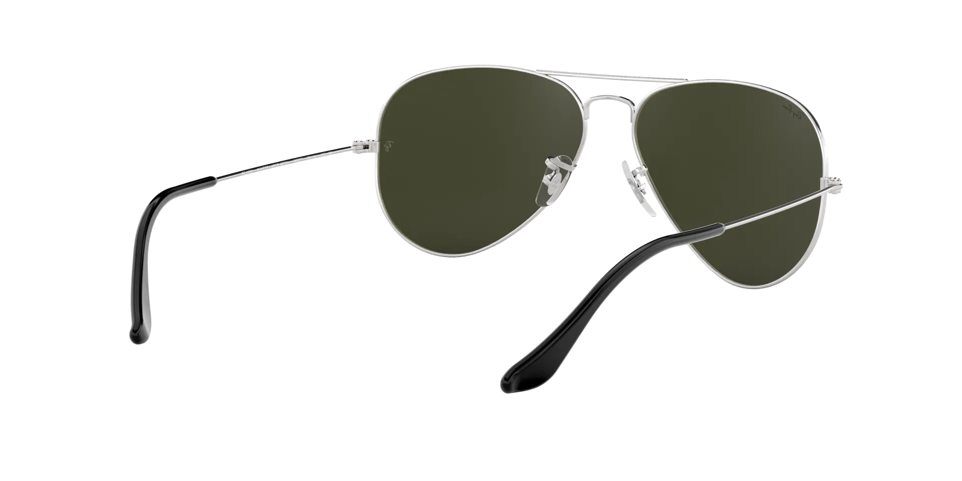 Aviator Large Metal - Silver - Grey Mirror