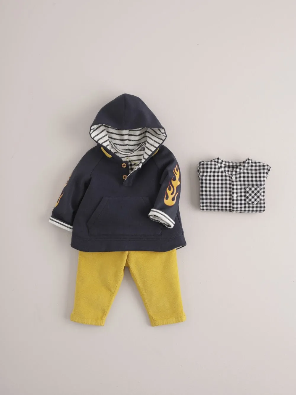 Baby Black Flame Sweatshirt