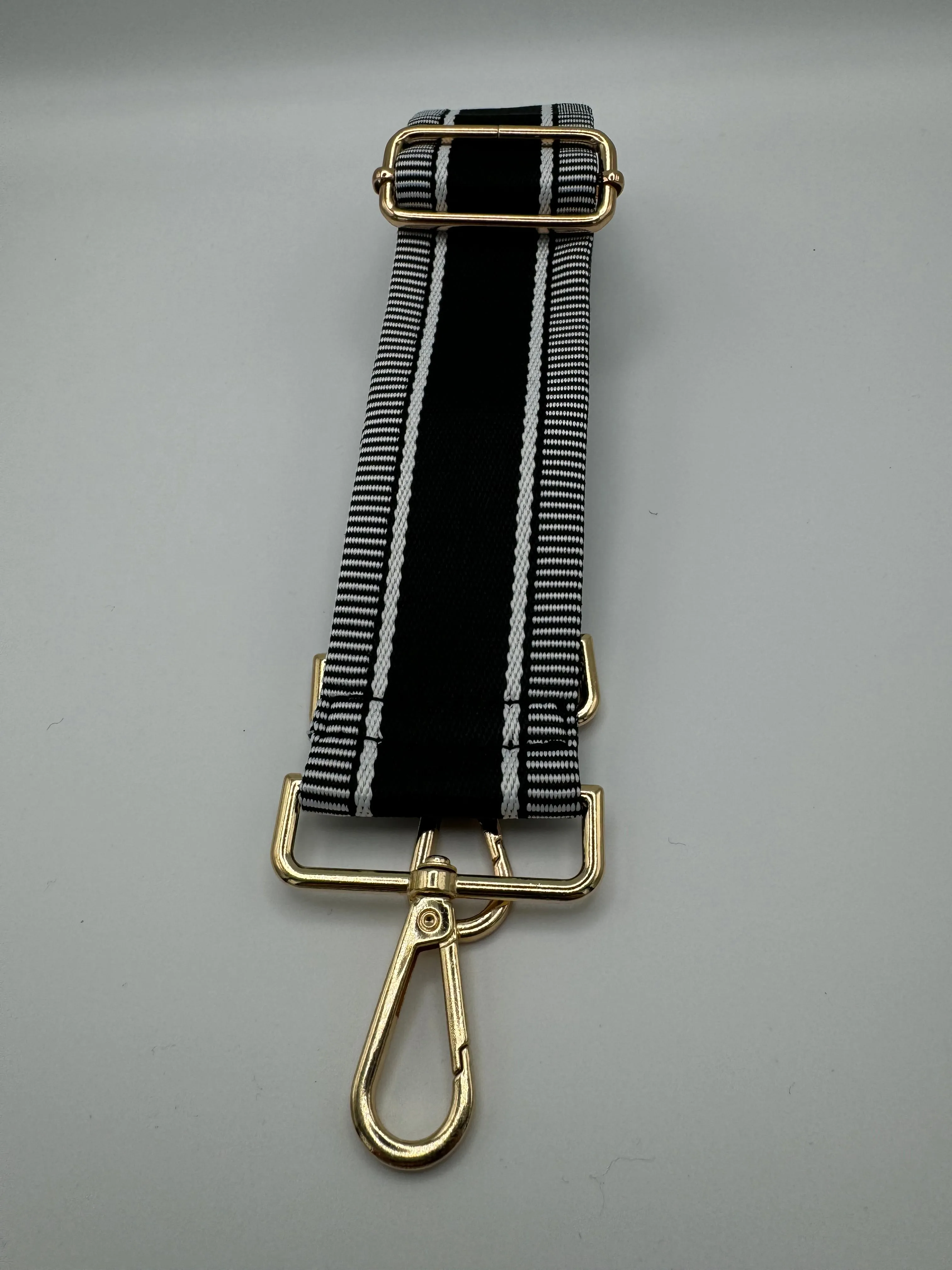 Bag Strap 92 - Black & White Pattern