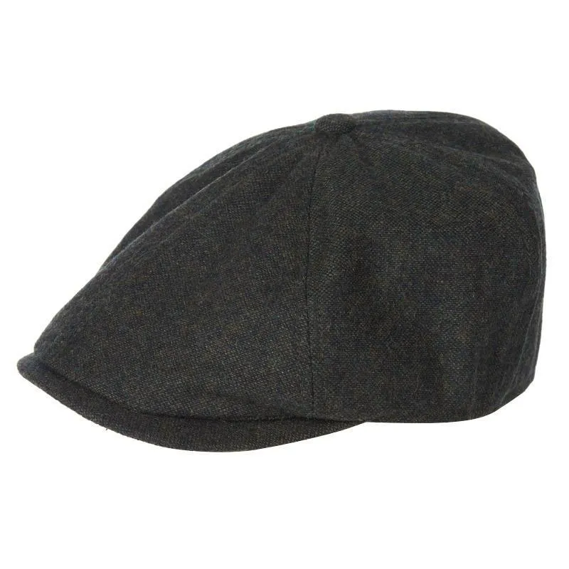 Barbour Howden Mens Bakerboy Cap - Olive
