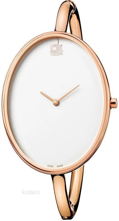 Beautiful Gold Tone Stainless Steel 5 mm Watch Wristband K3D2M616_K0021029