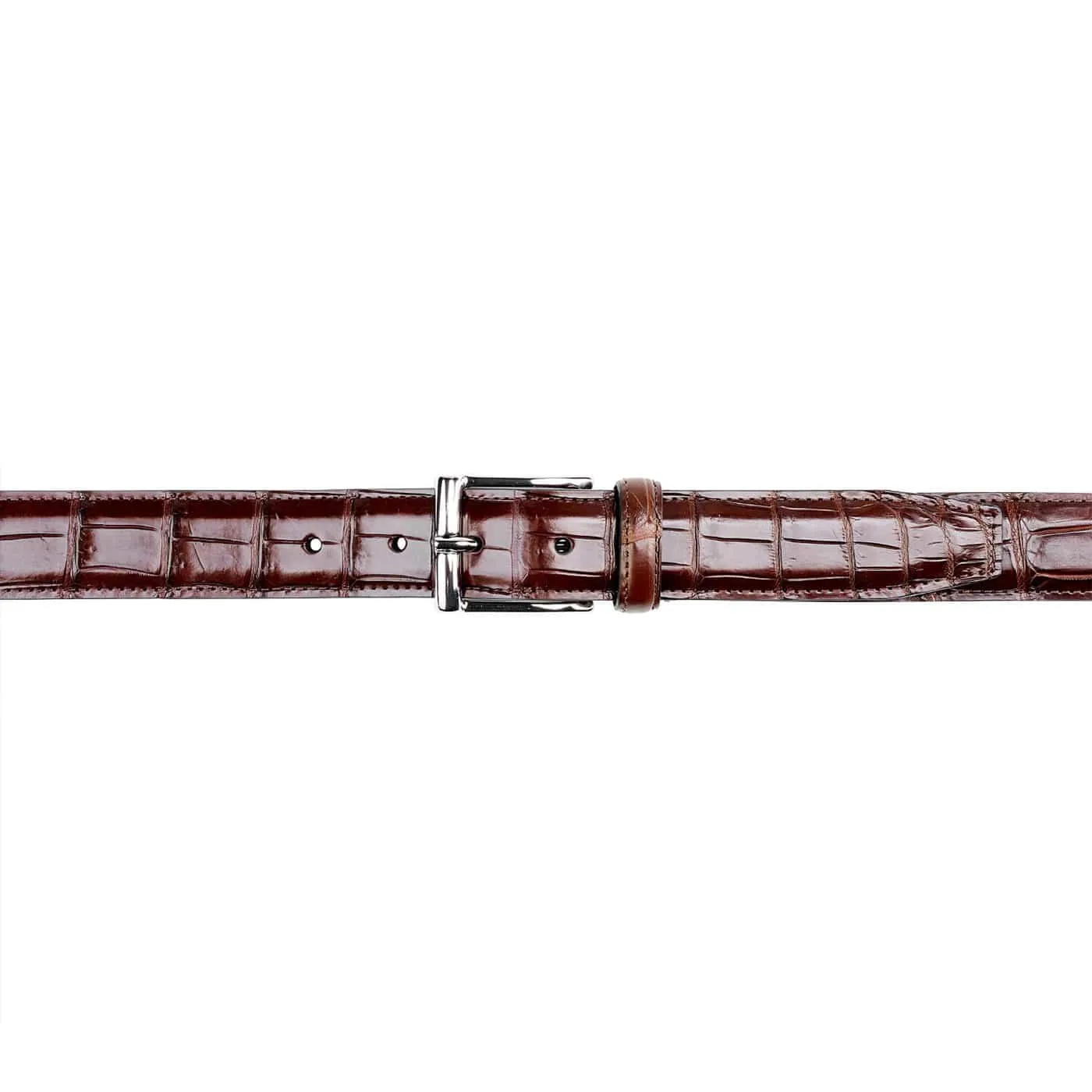 Belt Dark Brown Crocodile