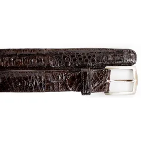 Belvedere 1999 Men's Brown Exotic Crocodile Belt (BVB2713)