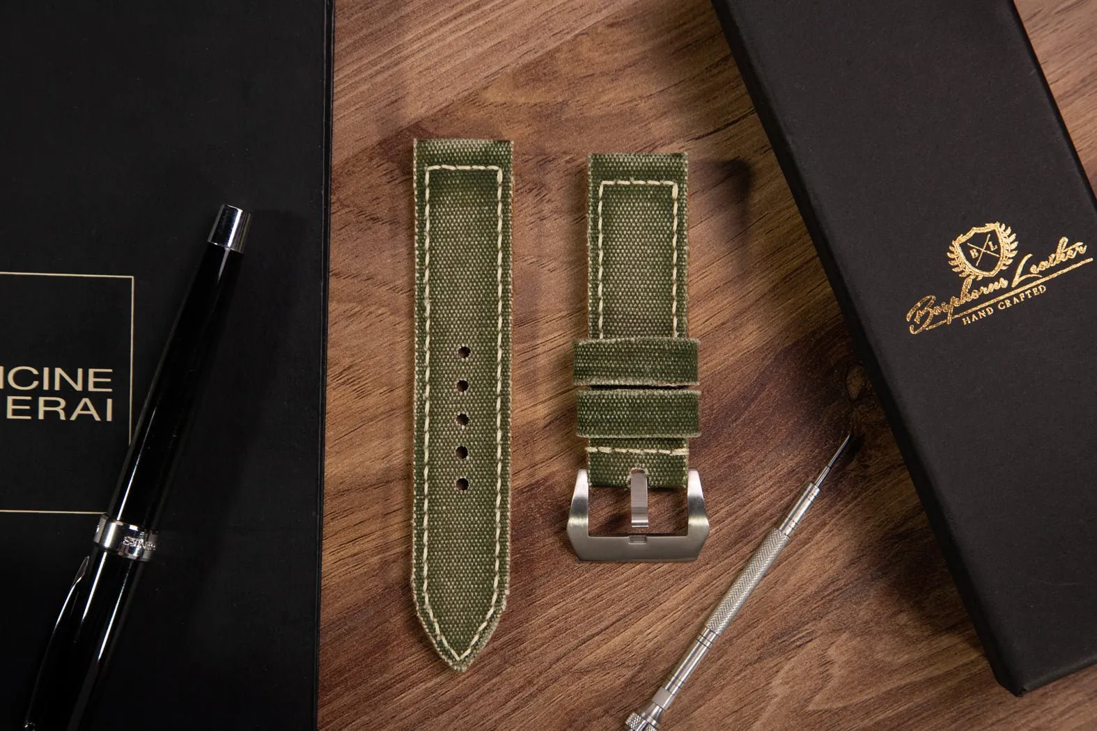 Bosphorus Watch Strap - Canvas Hunter