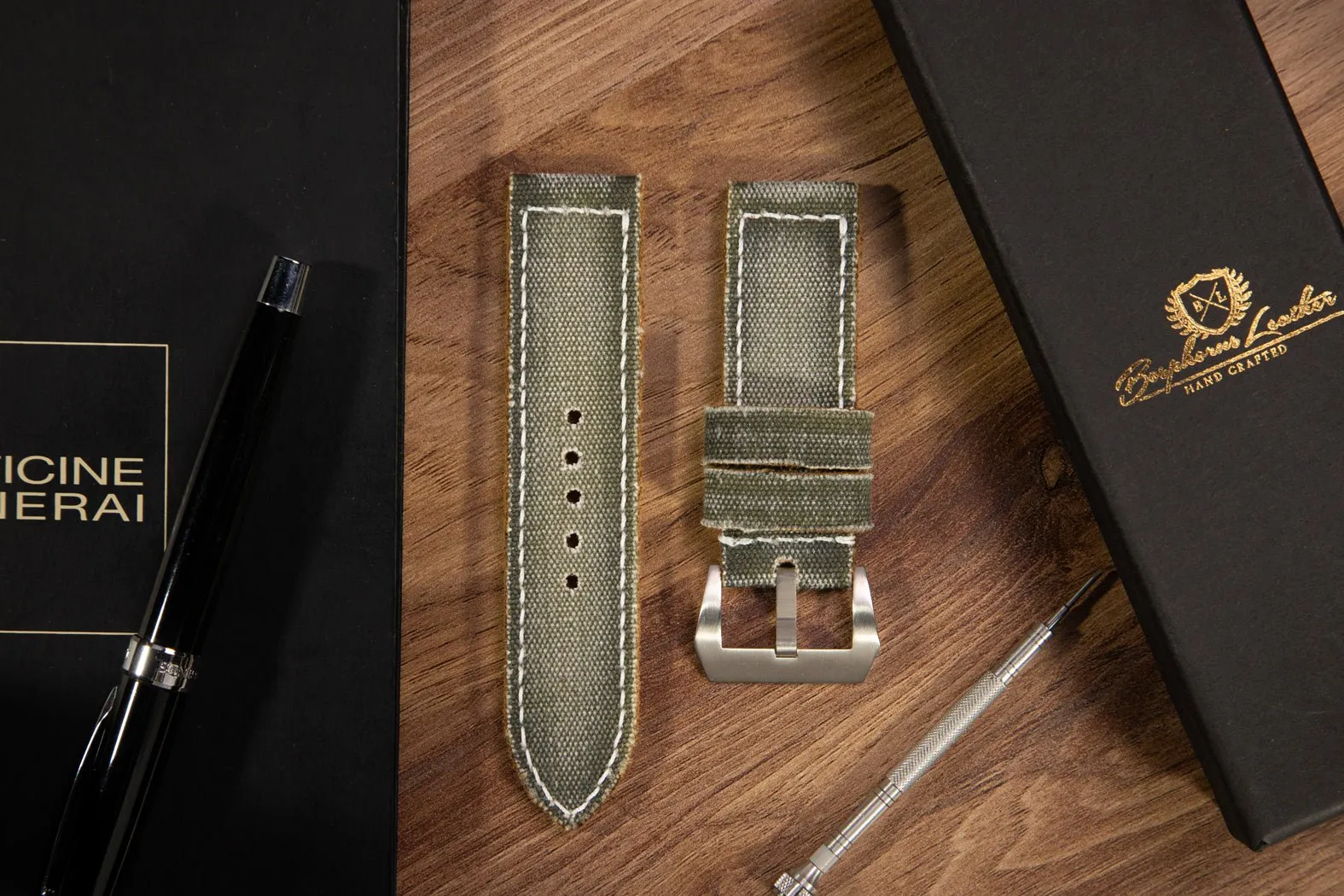 Bosphorus Watch Strap - Canvas Sage