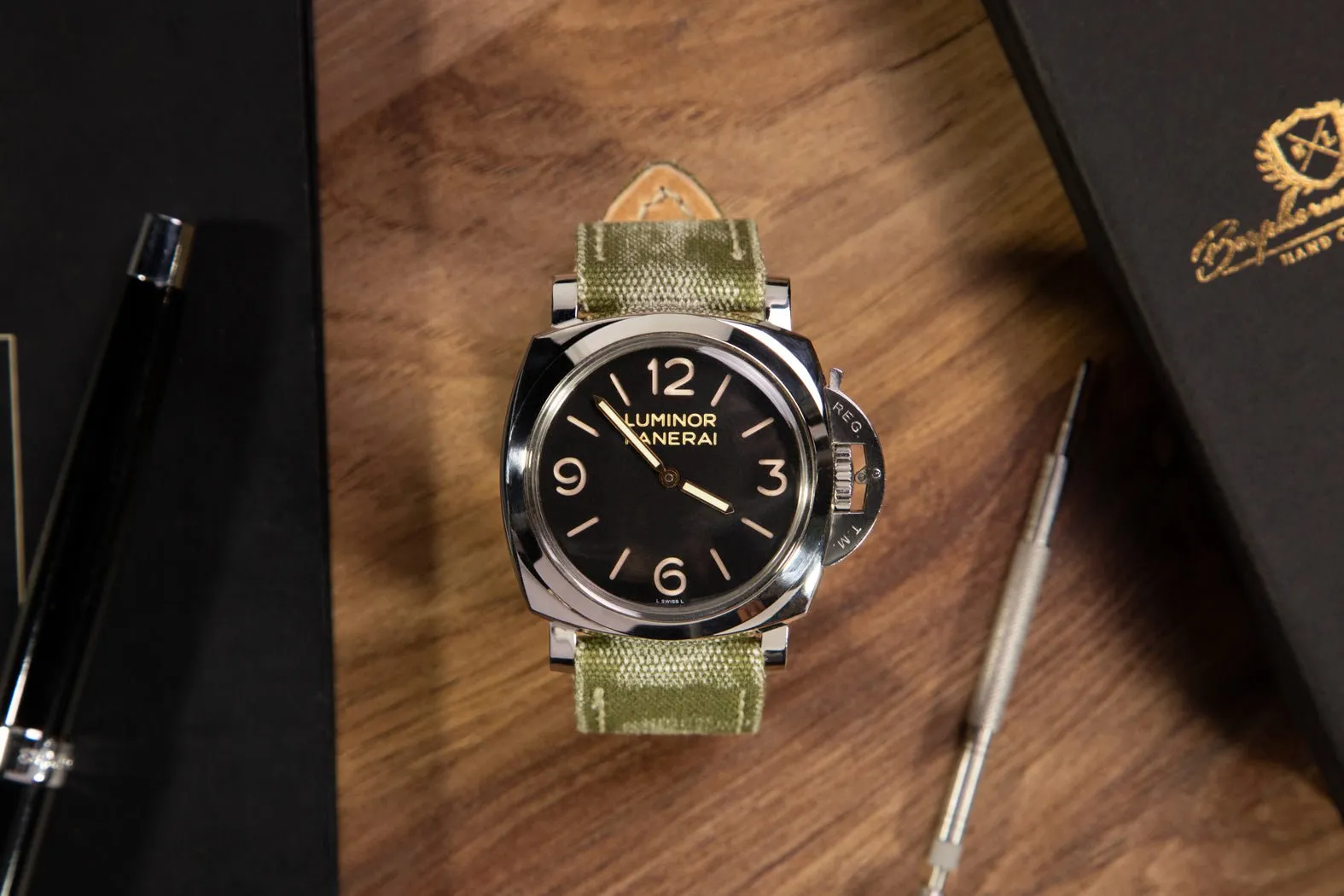 Bosphorus Watch Strap - Rolled Canvas Sheen