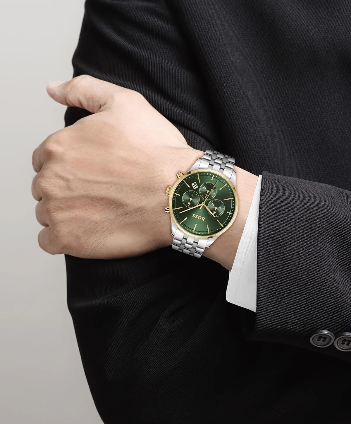 BOSS Men's Premium Fashion Quartz Chronograph Watch | Water Resistance up to 50m (Model 1514159)