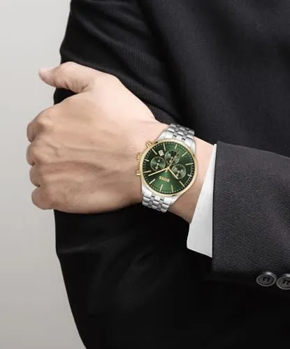 BOSS Men's Premium Fashion Quartz Chronograph Watch | Water Resistance up to 50m (Model 1514159)