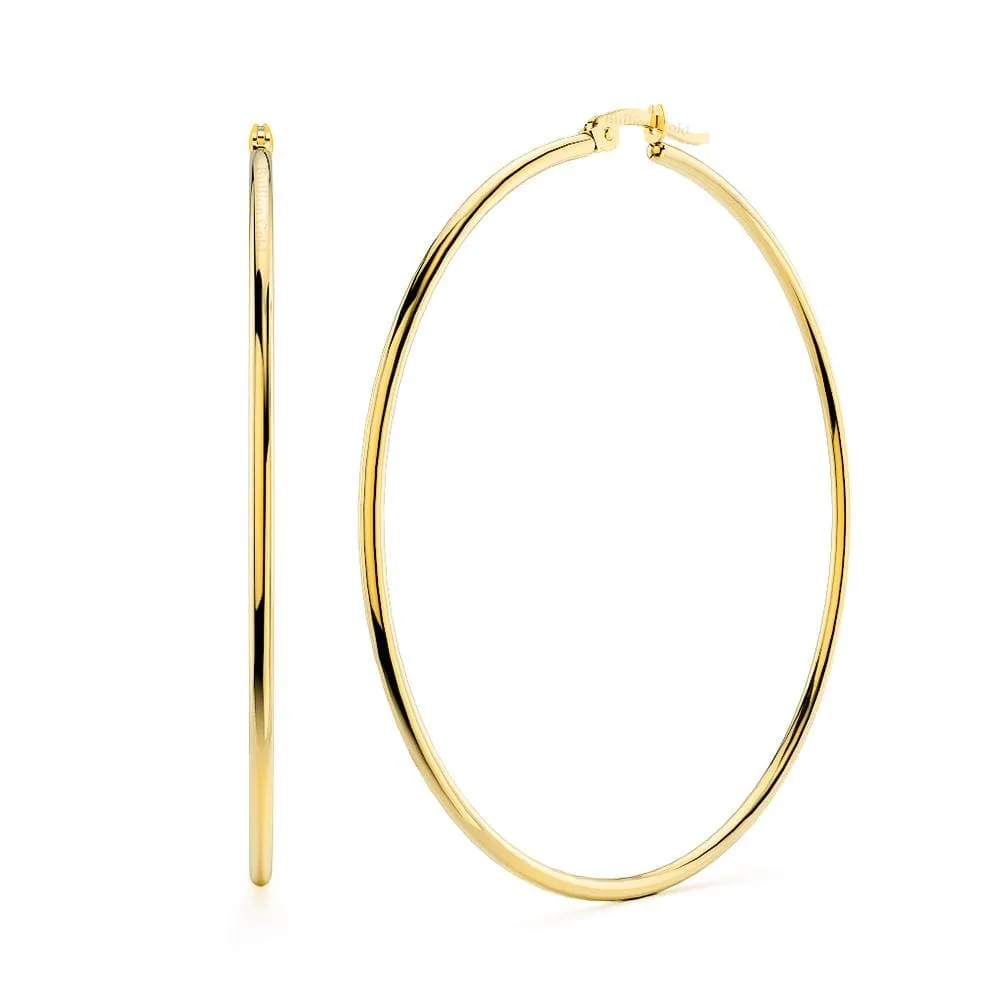 Boxed 3 Pairs Trishia Hoop Earrings Set