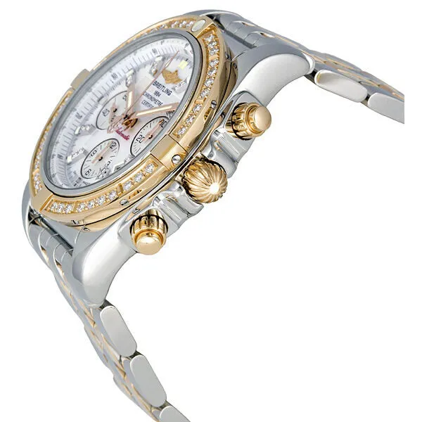Breitling Chronomat 44 Automatic Chronograph Diamond Men's Watch CB011053-A698TT