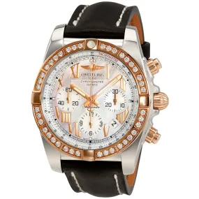 Breitling Chronomat 44 Automatic Mother of Pearl Dial Diamond Men's Watch CB011053-A693BKLT CB011053-A693-435X-A20BA.1
