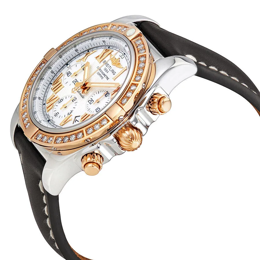 Breitling Chronomat 44 Automatic Mother of Pearl Dial Diamond Men's Watch CB011053-A693BKLT CB011053-A693-435X-A20BA.1