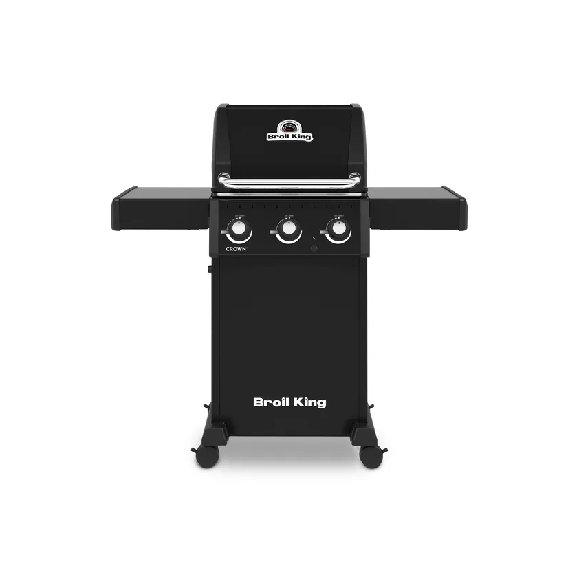 Broil King CROWN 310 3-Burner BBQ with Heavy-Duty Cast Iron Cooking Grids
