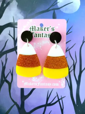 Candy Corn Earrings