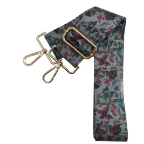 Canvas Painted Lady Butterfly Bag Strap - Papillon