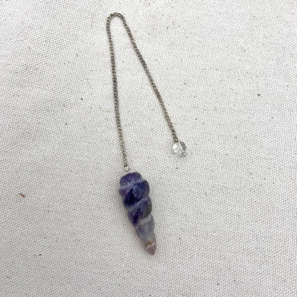 Carved Flame Pendulum