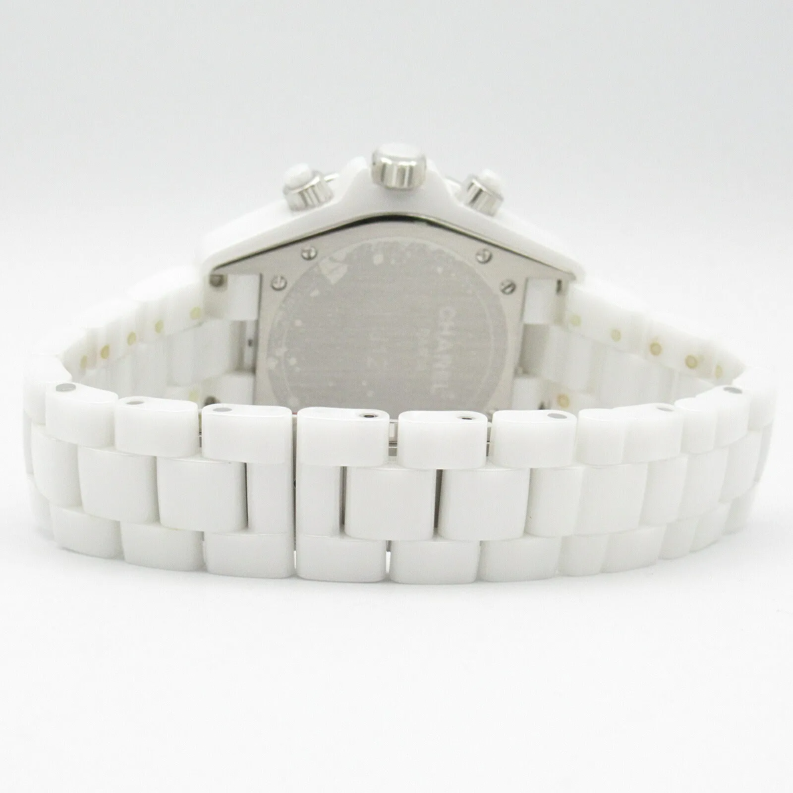 Chanel J12 Ceramic Diamond Chronograph Watch H2009