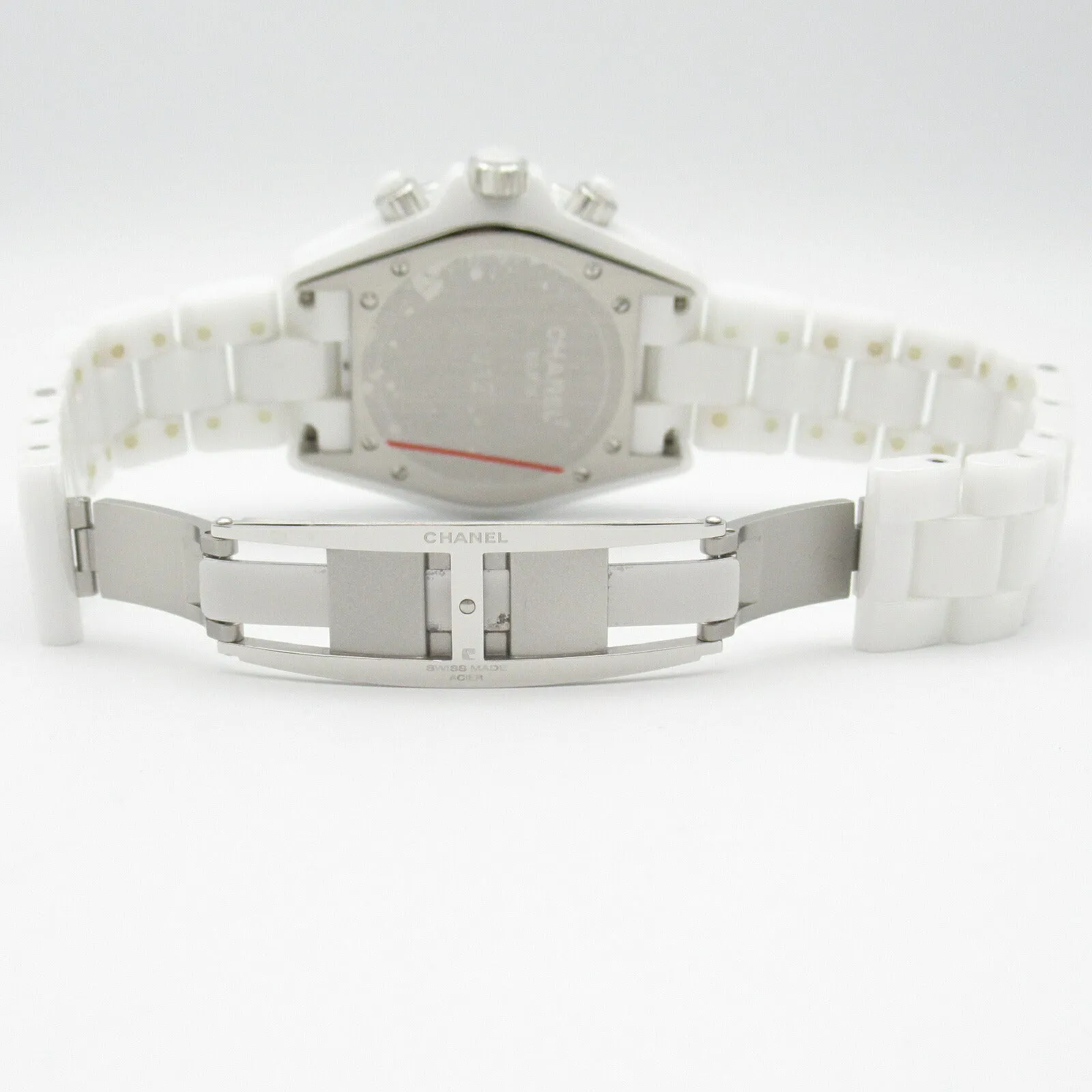 Chanel J12 Ceramic Diamond Chronograph Watch H2009