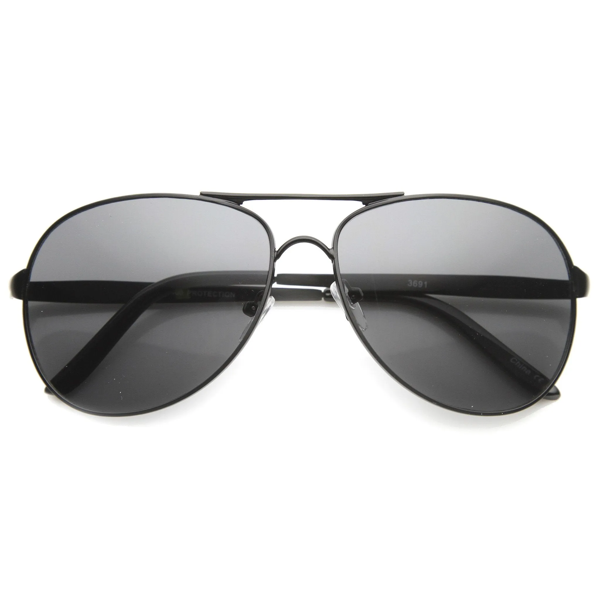 Classic European Full Metal Aviator Sunglasses 9877
